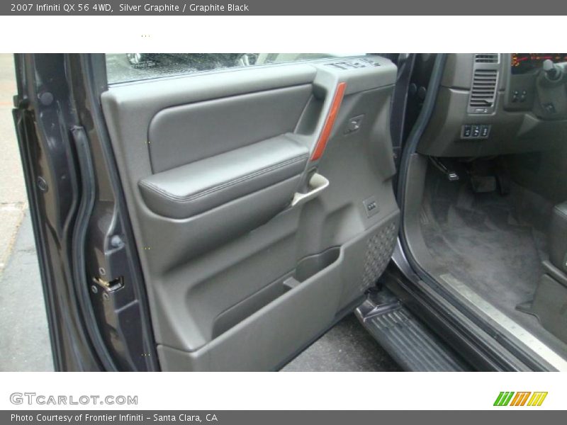 Silver Graphite / Graphite Black 2007 Infiniti QX 56 4WD
