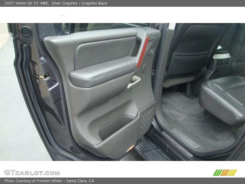 Silver Graphite / Graphite Black 2007 Infiniti QX 56 4WD