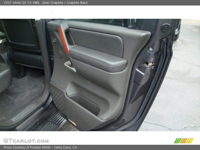 Silver Graphite / Graphite Black 2007 Infiniti QX 56 4WD