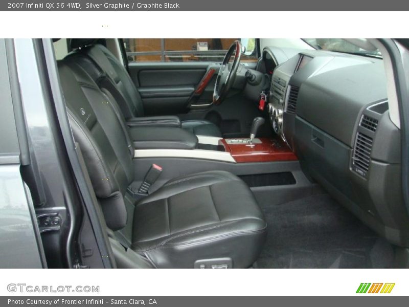 Silver Graphite / Graphite Black 2007 Infiniti QX 56 4WD