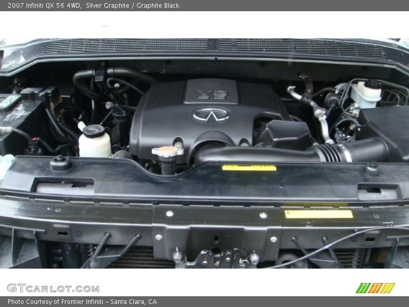 Silver Graphite / Graphite Black 2007 Infiniti QX 56 4WD