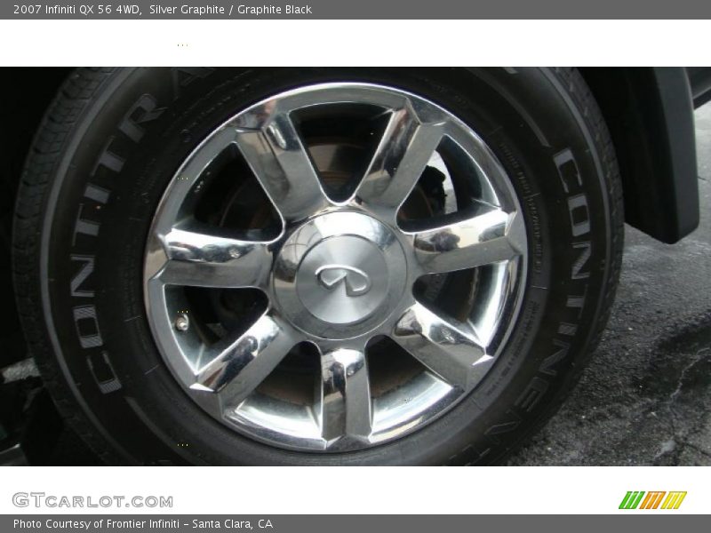 Silver Graphite / Graphite Black 2007 Infiniti QX 56 4WD