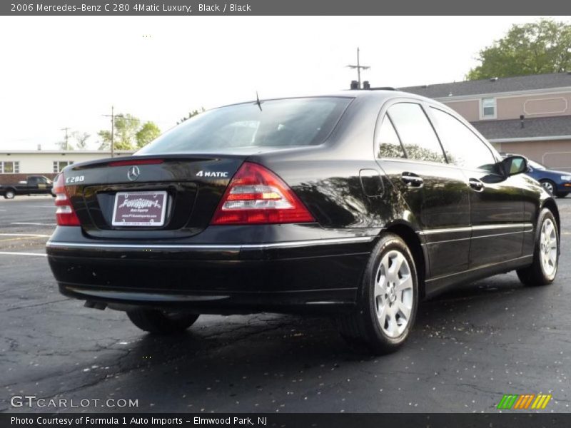Black / Black 2006 Mercedes-Benz C 280 4Matic Luxury