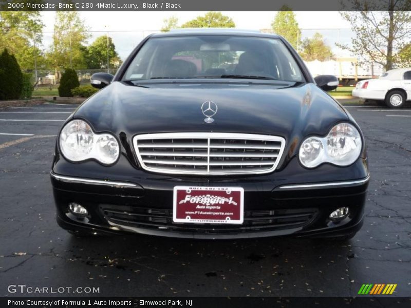 Black / Black 2006 Mercedes-Benz C 280 4Matic Luxury