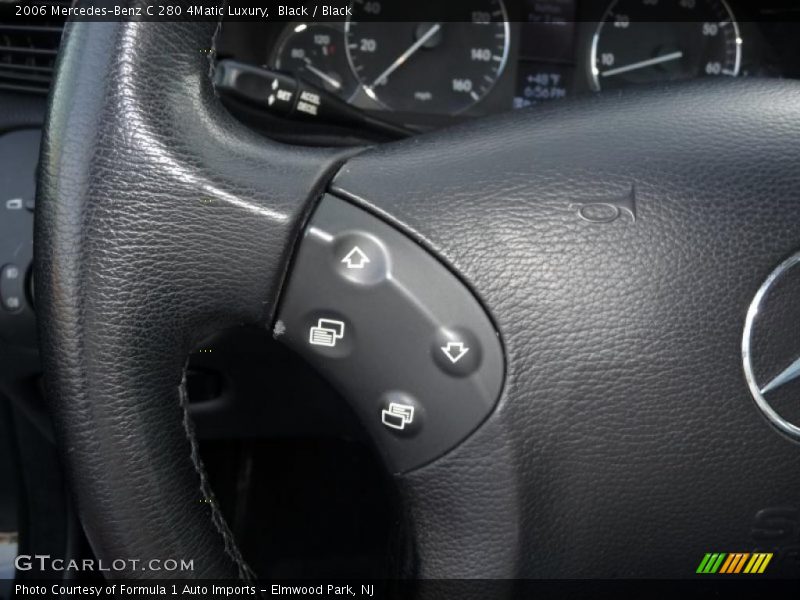 Black / Black 2006 Mercedes-Benz C 280 4Matic Luxury