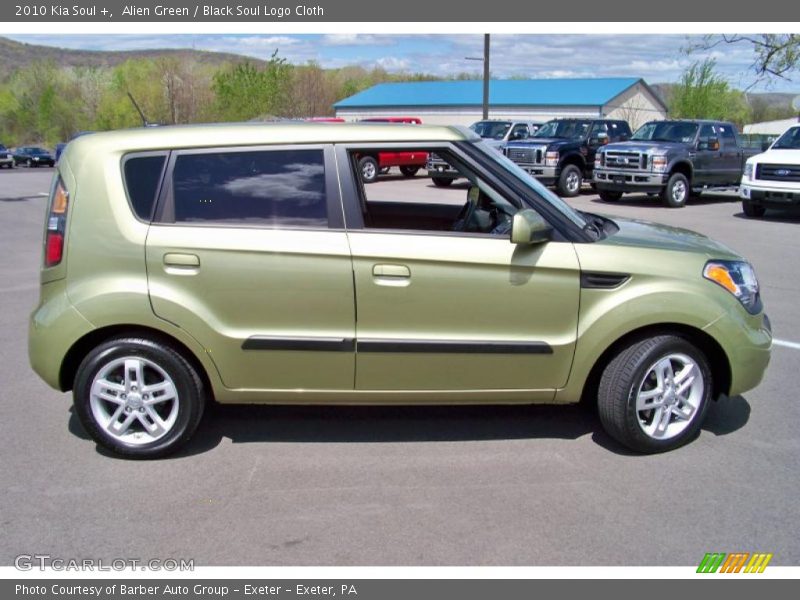 Alien Green / Black Soul Logo Cloth 2010 Kia Soul +