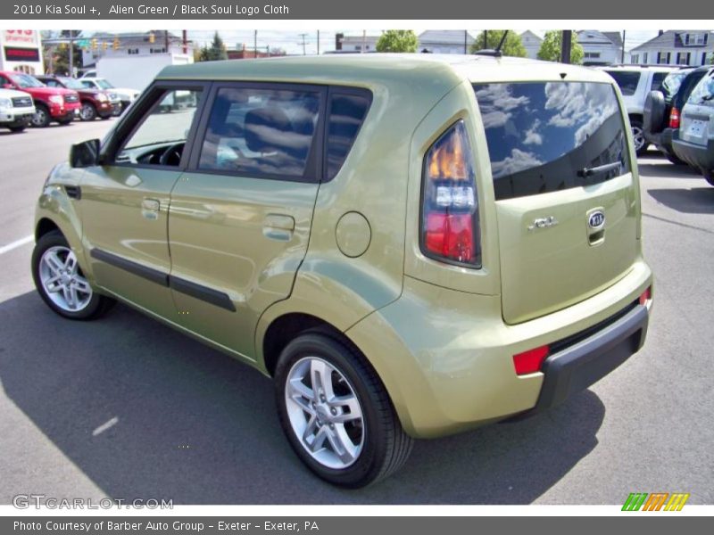 Alien Green / Black Soul Logo Cloth 2010 Kia Soul +