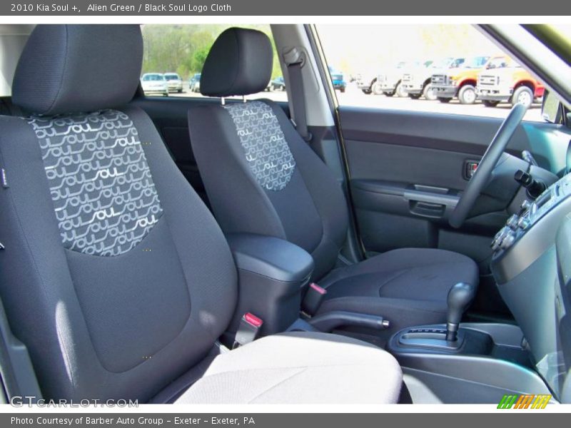 Alien Green / Black Soul Logo Cloth 2010 Kia Soul +