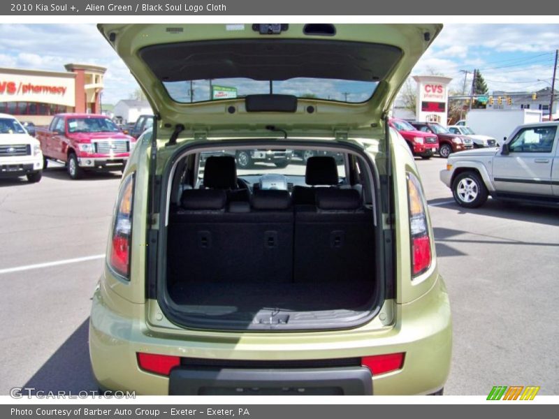 Alien Green / Black Soul Logo Cloth 2010 Kia Soul +