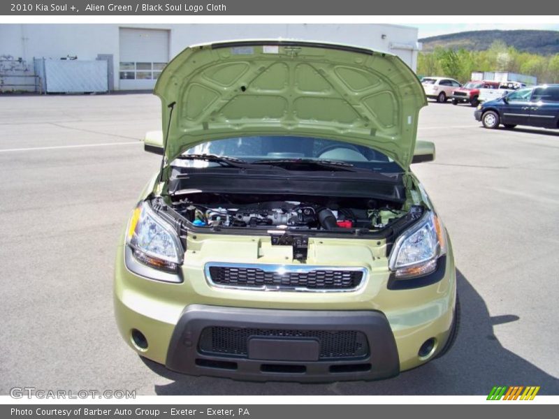 Alien Green / Black Soul Logo Cloth 2010 Kia Soul +