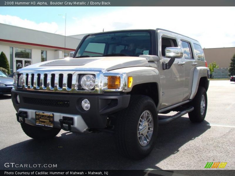 Boulder Gray Metallic / Ebony Black 2008 Hummer H3 Alpha