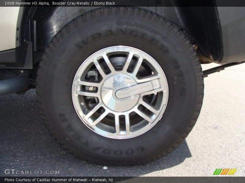 Boulder Gray Metallic / Ebony Black 2008 Hummer H3 Alpha