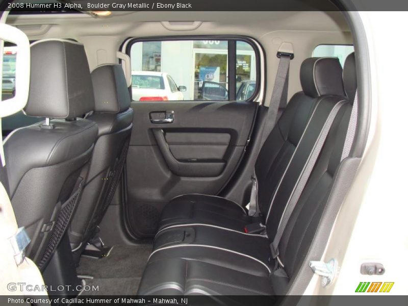 Boulder Gray Metallic / Ebony Black 2008 Hummer H3 Alpha