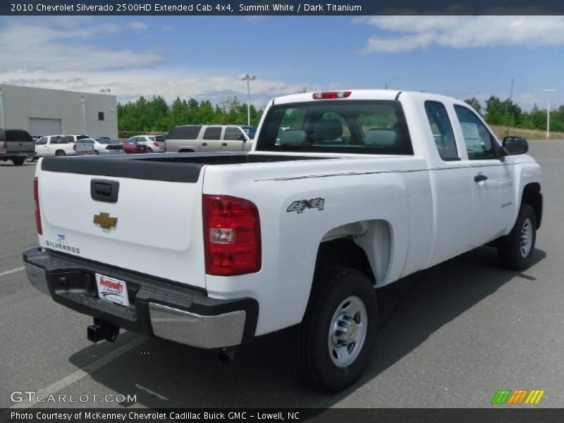 Summit White / Dark Titanium 2010 Chevrolet Silverado 2500HD Extended Cab 4x4