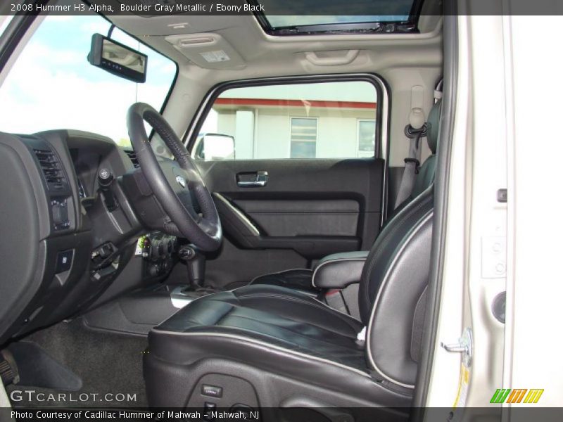 Boulder Gray Metallic / Ebony Black 2008 Hummer H3 Alpha