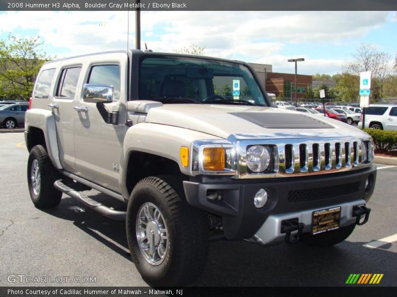Boulder Gray Metallic / Ebony Black 2008 Hummer H3 Alpha