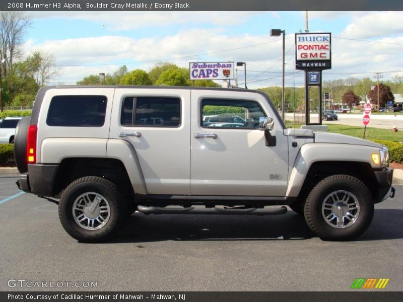 Boulder Gray Metallic / Ebony Black 2008 Hummer H3 Alpha