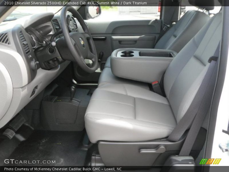 Summit White / Dark Titanium 2010 Chevrolet Silverado 2500HD Extended Cab 4x4