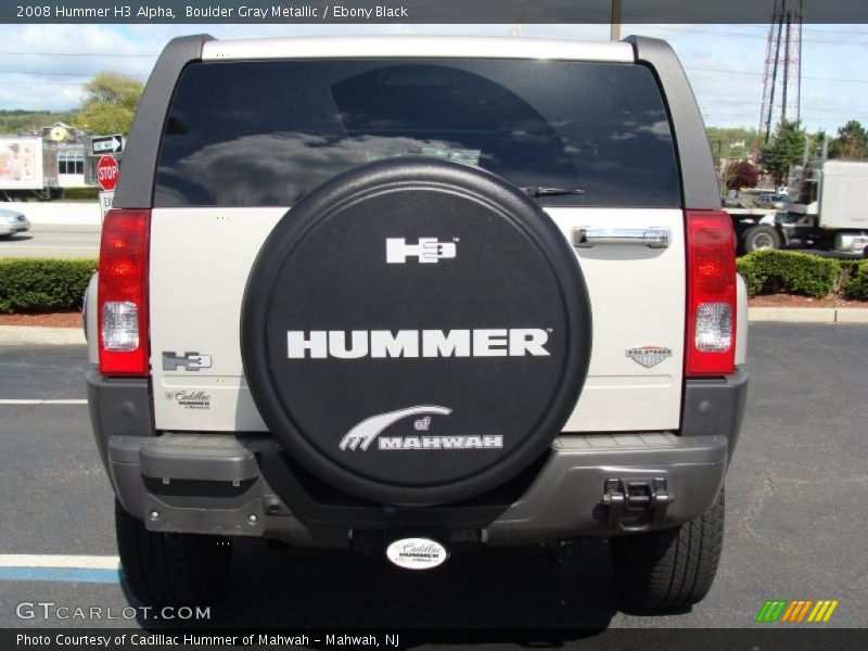 Boulder Gray Metallic / Ebony Black 2008 Hummer H3 Alpha