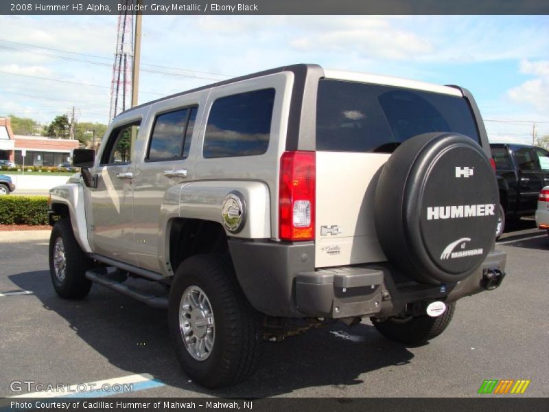 Boulder Gray Metallic / Ebony Black 2008 Hummer H3 Alpha