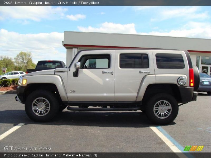 Boulder Gray Metallic / Ebony Black 2008 Hummer H3 Alpha
