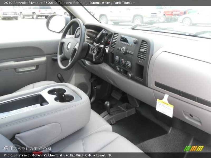 Summit White / Dark Titanium 2010 Chevrolet Silverado 2500HD Extended Cab 4x4