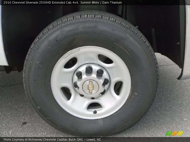 Summit White / Dark Titanium 2010 Chevrolet Silverado 2500HD Extended Cab 4x4