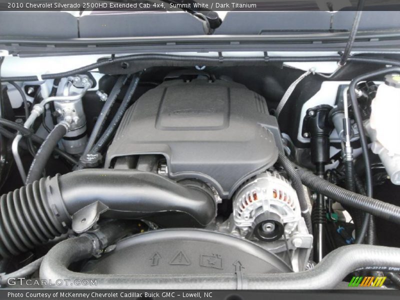 Summit White / Dark Titanium 2010 Chevrolet Silverado 2500HD Extended Cab 4x4