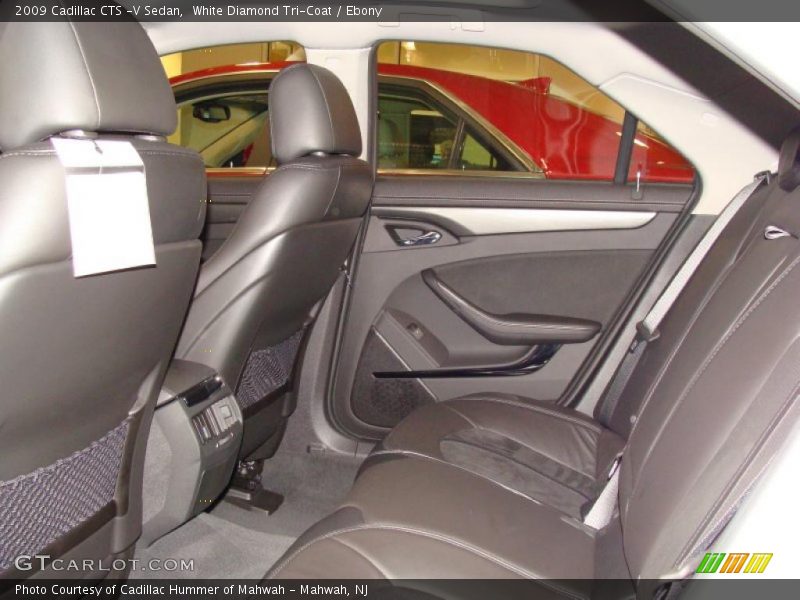 White Diamond Tri-Coat / Ebony 2009 Cadillac CTS -V Sedan