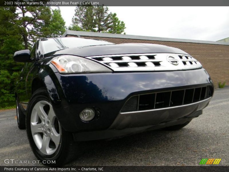 Midnight Blue Pearl / Cafe Latte 2003 Nissan Murano SL