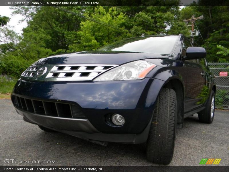 Midnight Blue Pearl / Cafe Latte 2003 Nissan Murano SL