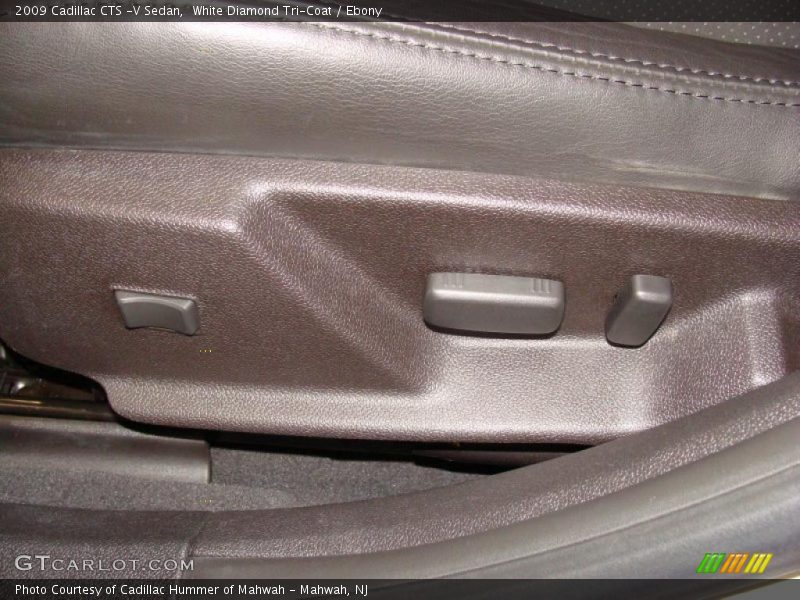 White Diamond Tri-Coat / Ebony 2009 Cadillac CTS -V Sedan