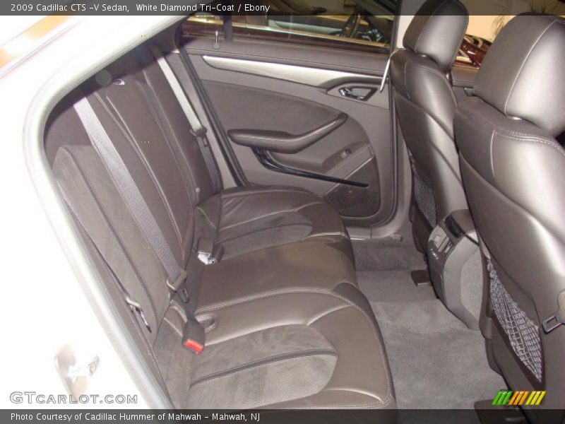 White Diamond Tri-Coat / Ebony 2009 Cadillac CTS -V Sedan