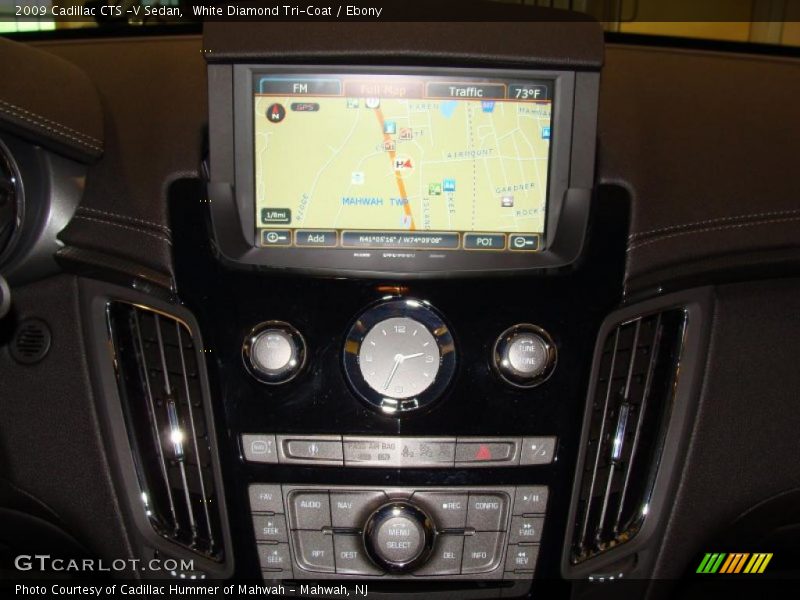 White Diamond Tri-Coat / Ebony 2009 Cadillac CTS -V Sedan