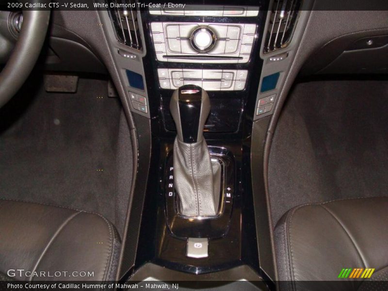 White Diamond Tri-Coat / Ebony 2009 Cadillac CTS -V Sedan
