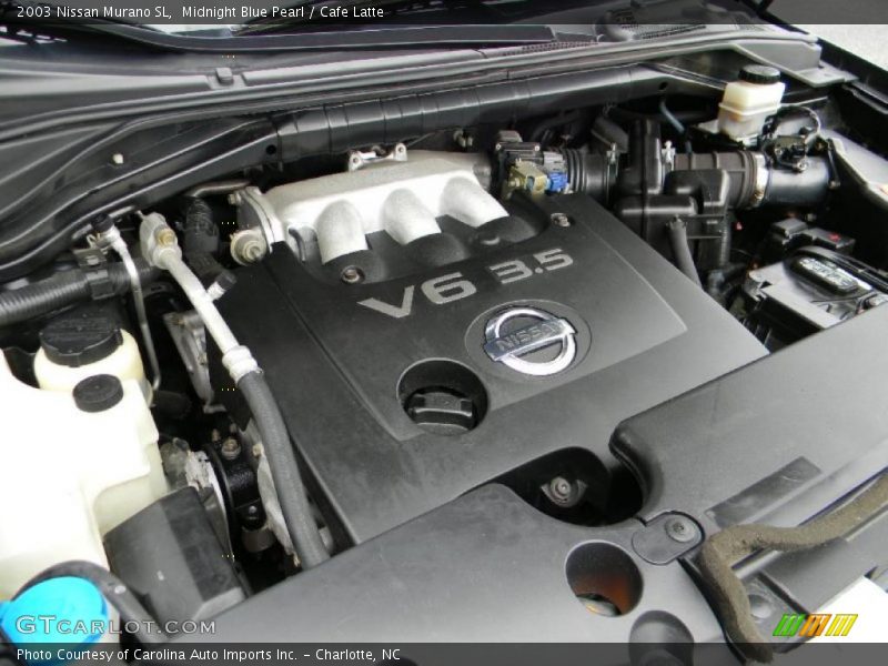 Midnight Blue Pearl / Cafe Latte 2003 Nissan Murano SL