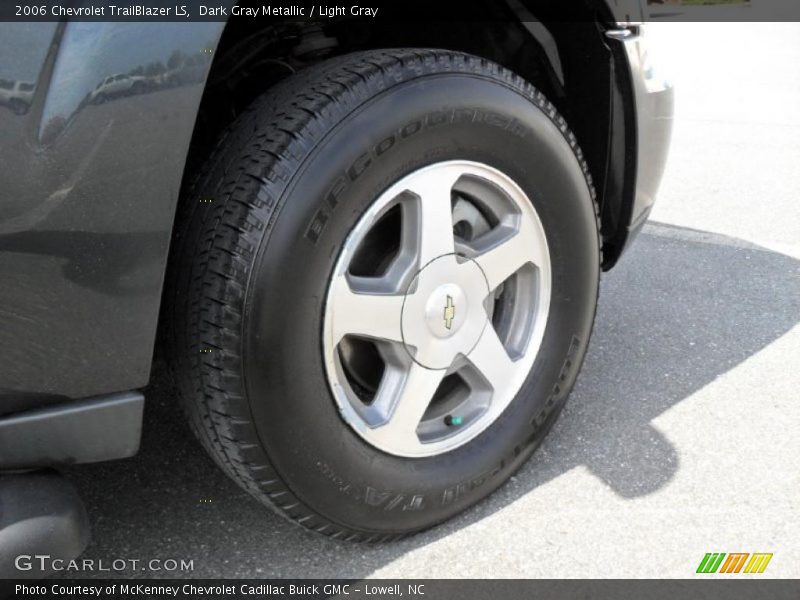 Dark Gray Metallic / Light Gray 2006 Chevrolet TrailBlazer LS