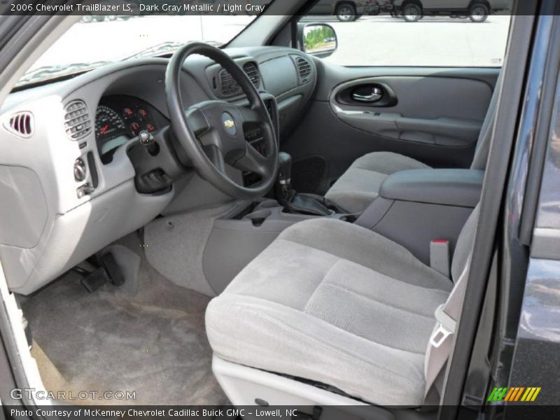 Dark Gray Metallic / Light Gray 2006 Chevrolet TrailBlazer LS