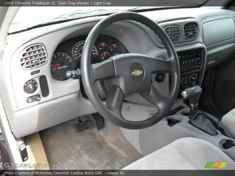 Dark Gray Metallic / Light Gray 2006 Chevrolet TrailBlazer LS