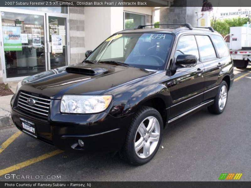 Obsidian Black Pearl / Anthracite Black 2007 Subaru Forester 2.5 XT Limited