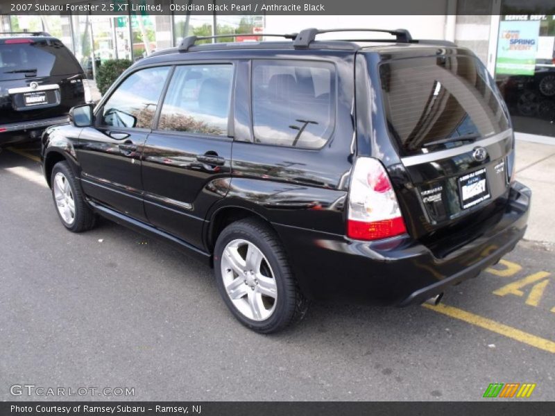 Obsidian Black Pearl / Anthracite Black 2007 Subaru Forester 2.5 XT Limited