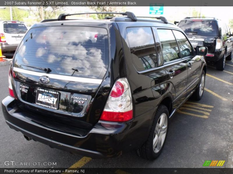 Obsidian Black Pearl / Anthracite Black 2007 Subaru Forester 2.5 XT Limited