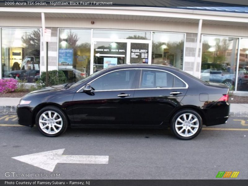 Nighthawk Black Pearl / Parchment 2006 Acura TSX Sedan