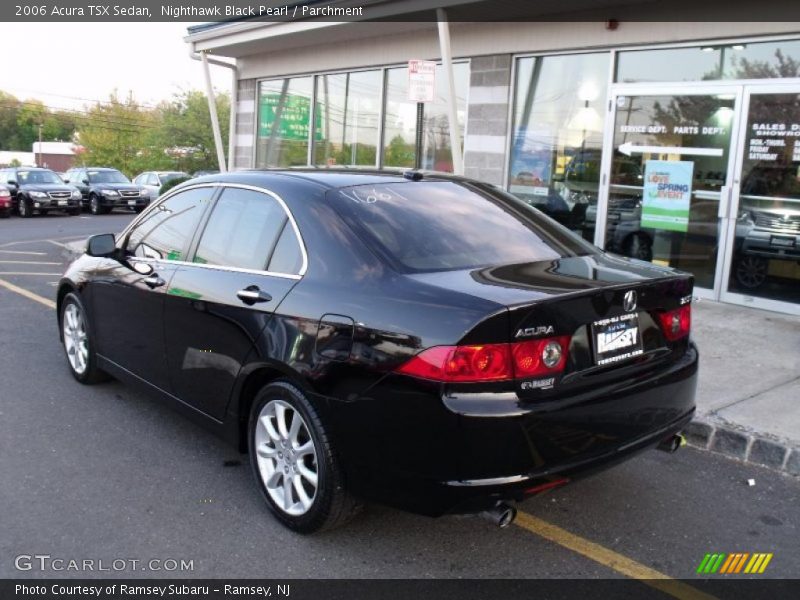 Nighthawk Black Pearl / Parchment 2006 Acura TSX Sedan