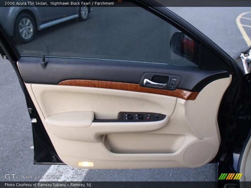 Nighthawk Black Pearl / Parchment 2006 Acura TSX Sedan