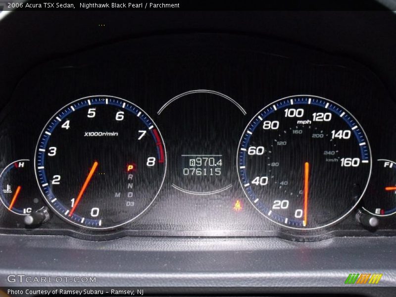 Nighthawk Black Pearl / Parchment 2006 Acura TSX Sedan
