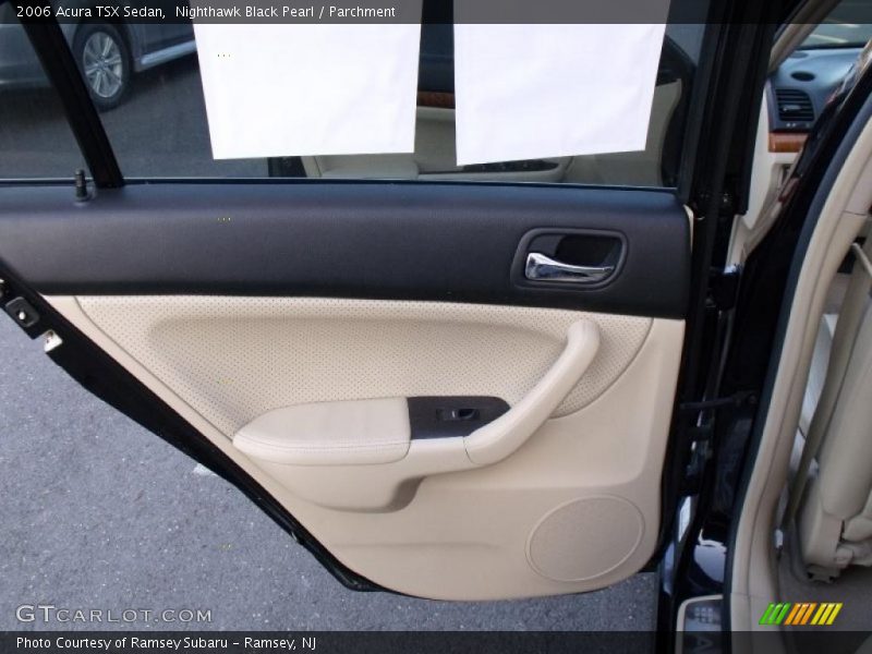Nighthawk Black Pearl / Parchment 2006 Acura TSX Sedan