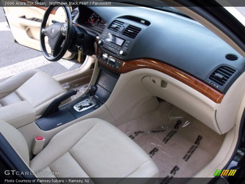 Nighthawk Black Pearl / Parchment 2006 Acura TSX Sedan
