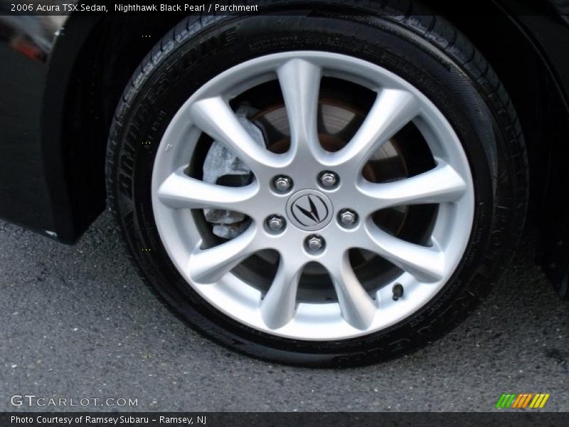 Nighthawk Black Pearl / Parchment 2006 Acura TSX Sedan