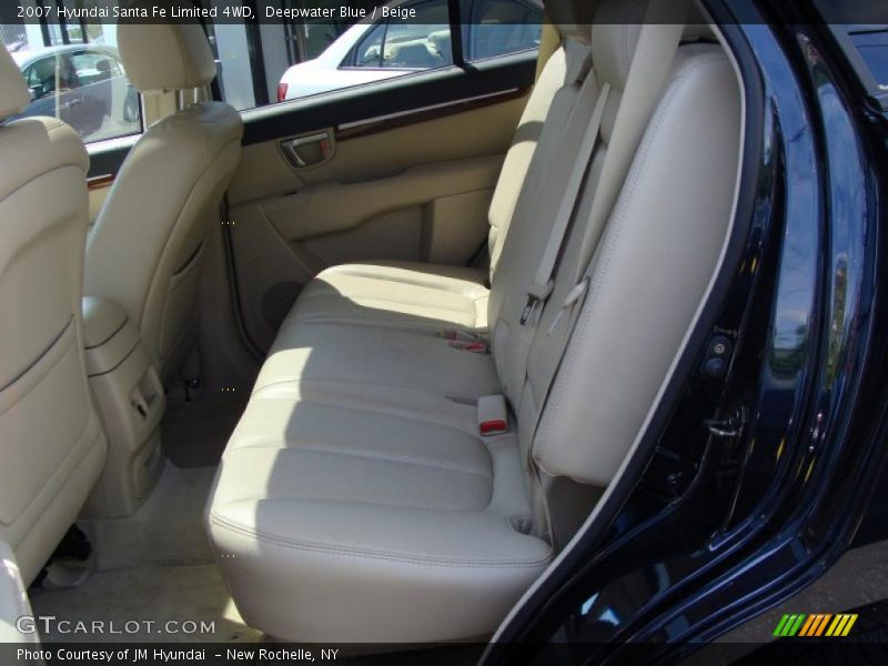 Deepwater Blue / Beige 2007 Hyundai Santa Fe Limited 4WD